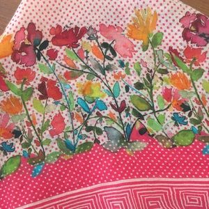 Floral scarf